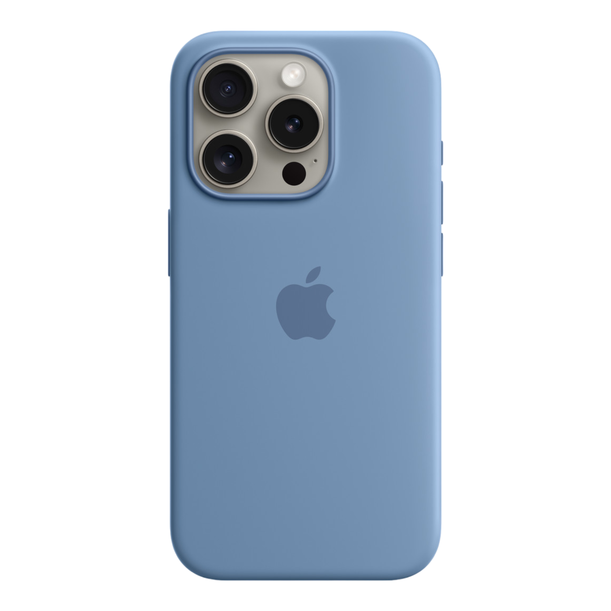 iPhone 15 Pro Silicone Case with MagSafe - Winter Blue - alAsil
